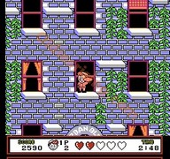 une photo d'Ã©cran de Pizza Pop sur Nintendo Nes